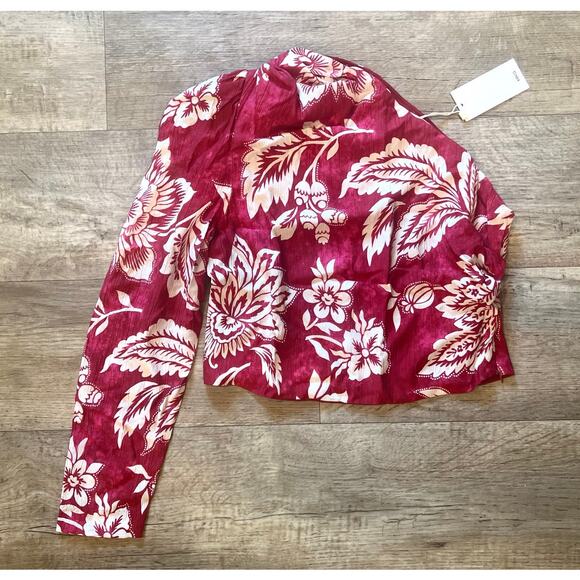 MANGO Floral Print Blouse NWT - Picture 11 of 12